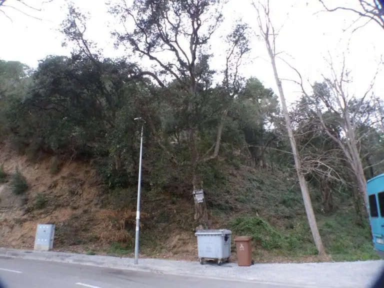 La parcela en Urcasa, una urbanización entre Lloret de Mar y Tossa de Mar