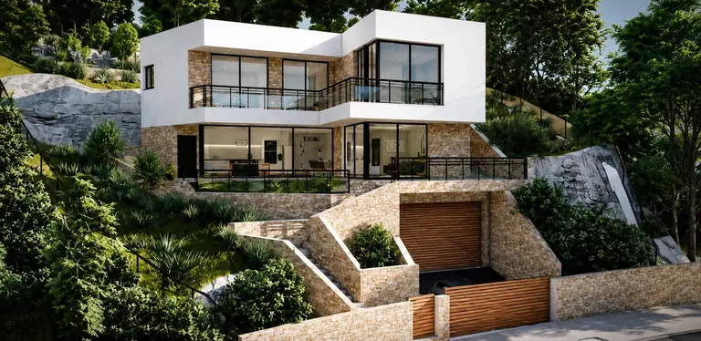 TERRENO URBANO EN VENTA CON PROYECTO DE VIVIENDA UNIFAMILIAR Y PISCINA INCLUIDO
